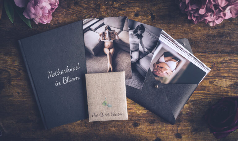 heirloom, photo album, maternity photo