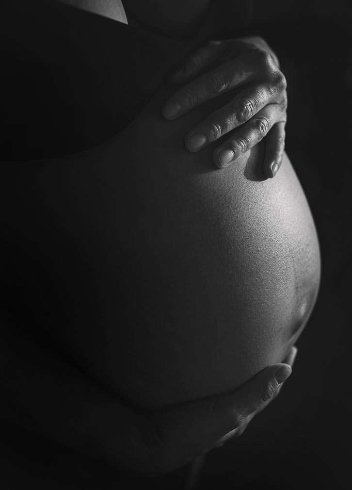 maternity self portrait